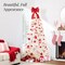 Best Choice Products Pre-Lit Premium Hinged White Artificial Christmas Pine Tree w/ Lights, Stand, PVC Branch Tips